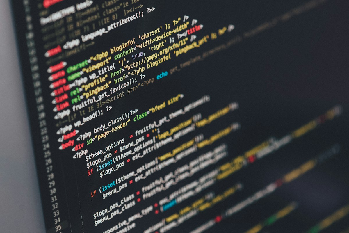Web development code representing the refinement of user flows and digital micro-interactions